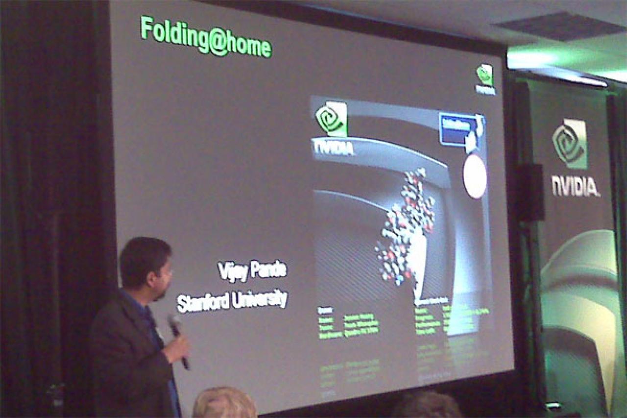 [23/05/2008] Folding@Home-Client auf Nvidia-Hardware (Bild: PCperspective.com)