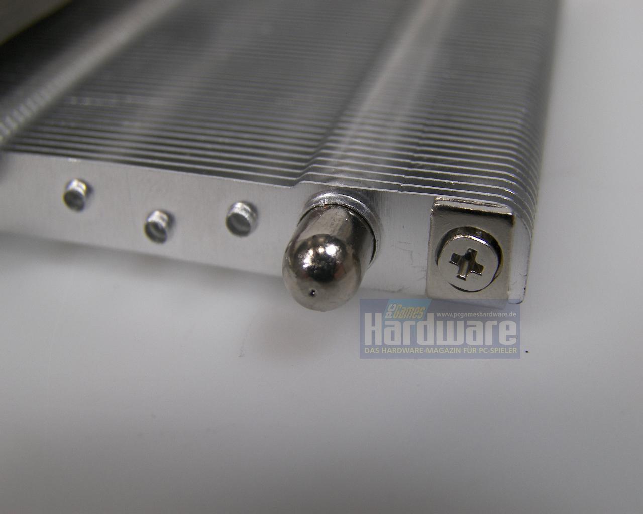 [06/05/2008] Coolink GFXChilla: Sauber abgeschlossenes Heatpipe-Ende