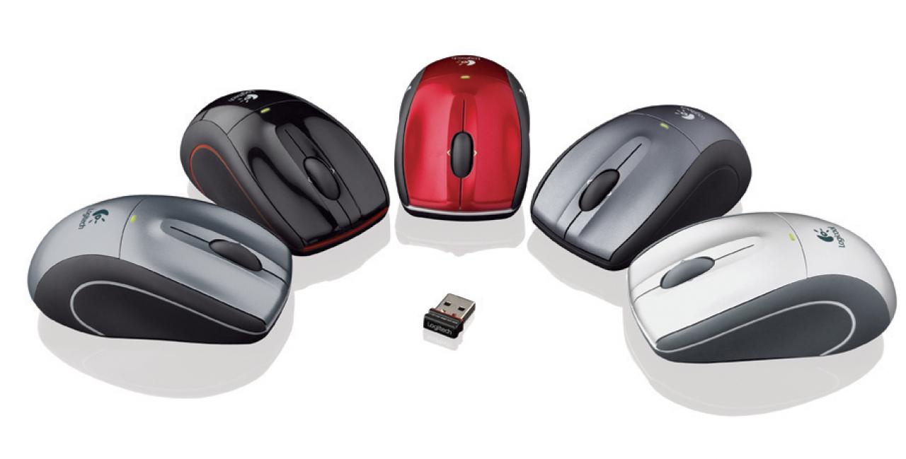 [21/05/2008] Die Logitech V450 Nano wird in fünf Farben angeboten. 