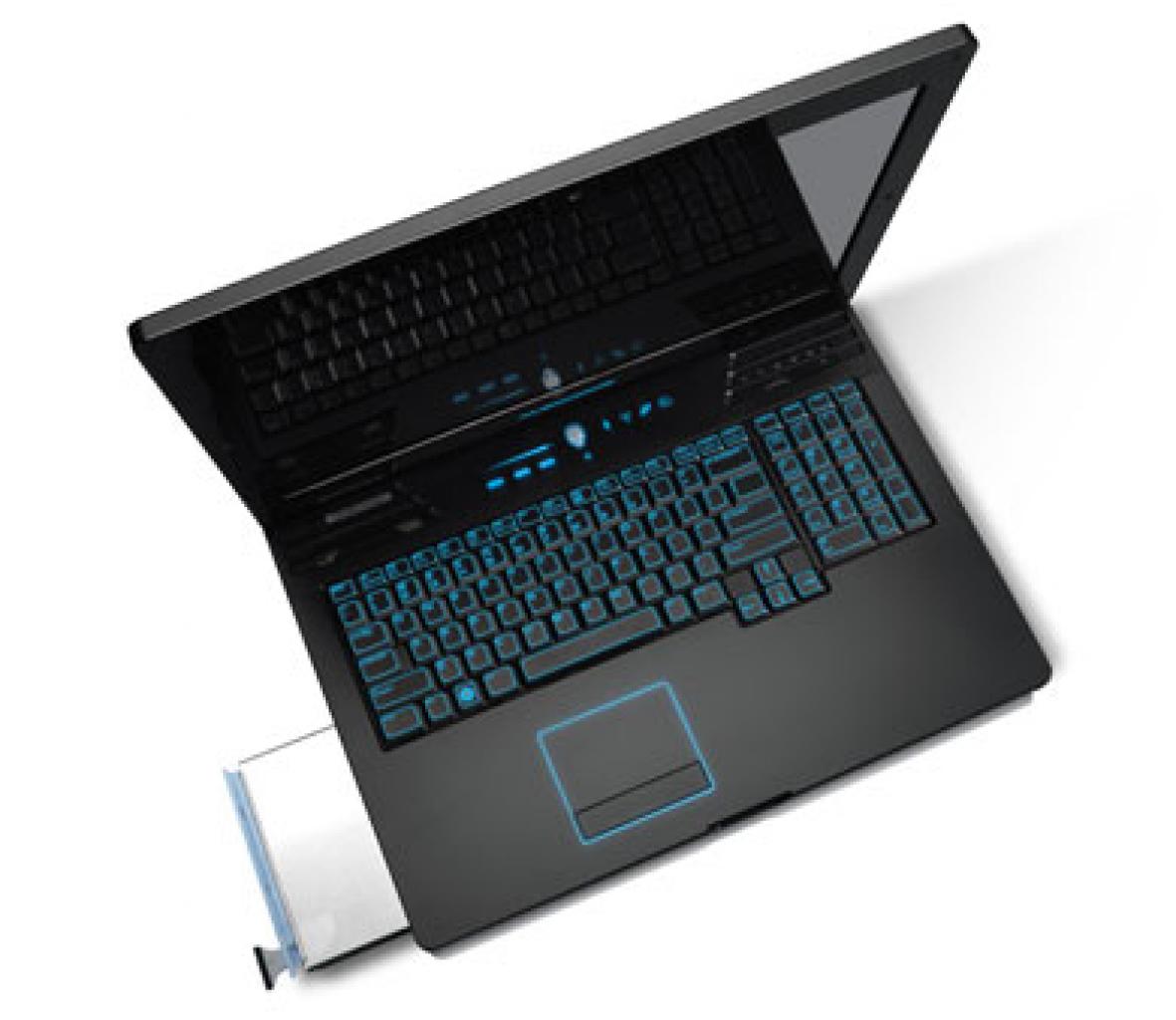 [02/05/2008] Alienware Area-51 m17x: Mit C2E 2,8 GHz und GF8800M-GTX-SLI eines der schnellsten Notebooks der Welt (Bild: Alienware)
