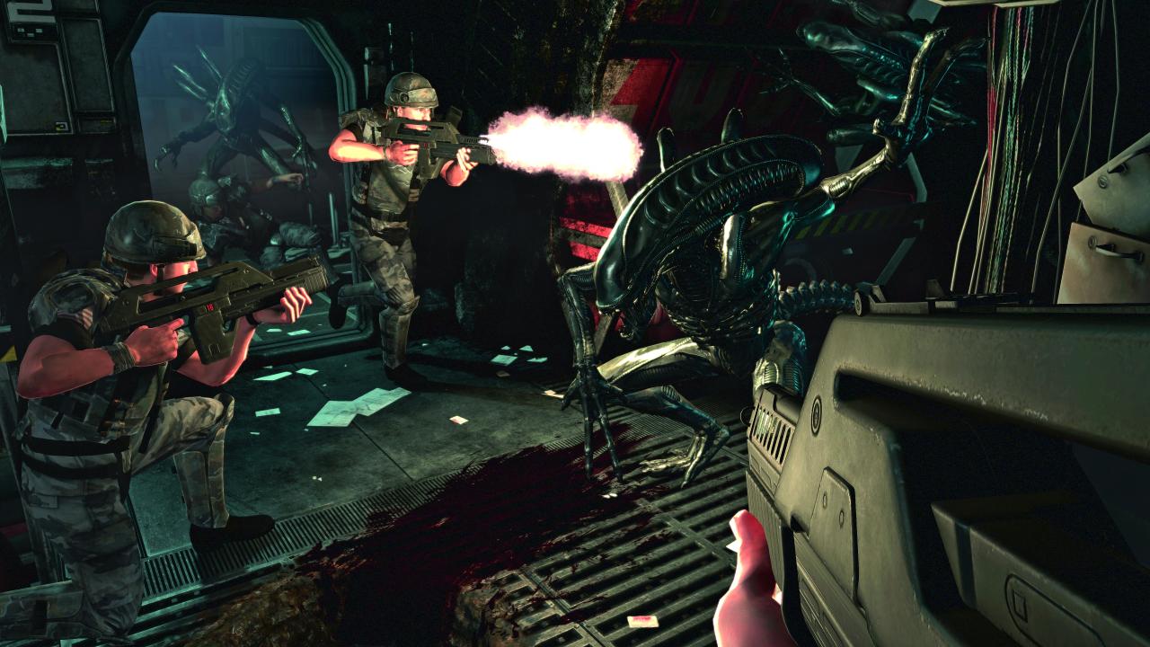 [07/05/2008] Die Ankündigung von Aliens: Colonial Marines gab es zwar schon Anfang April. Doch nun sind wir an weitere Screenshots gekommen, welche die verwendete Unreal Engine 3 in Perfektion erscheinen lassen. Wie finden Sie die Grafik? Nutzen Sie die Kommentarfunktion. Weitere Infos zum Spiel gibt es bei PCGH.de.