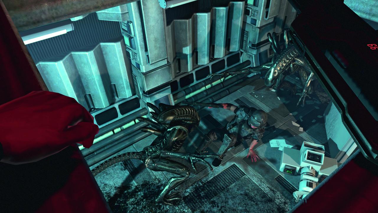 [07/05/2008] Die Ankündigung von Aliens: Colonial Marines gab es zwar schon Anfang April. Doch nun sind wir an weitere Screenshots gekommen, welche die verwendete Unreal Engine 3 in Perfektion erscheinen lassen. Wie finden Sie die Grafik? Nutzen Sie die Kommentarfunktion. Weitere Infos zum Spiel gibt es bei PCGH.de.