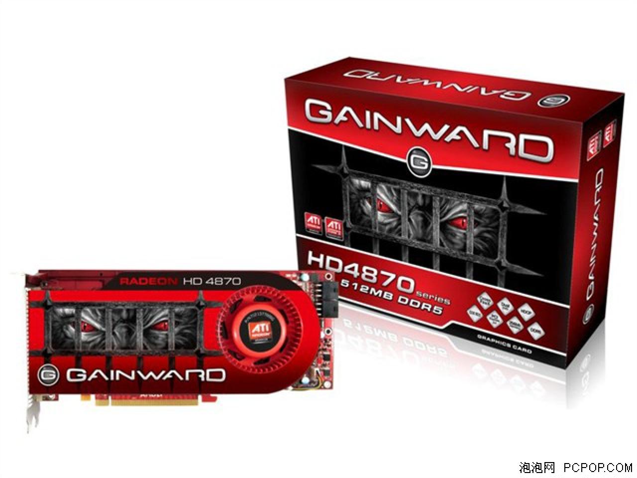 [26/06/2008] Die Gainward HD4870 (Bild: pcpop)