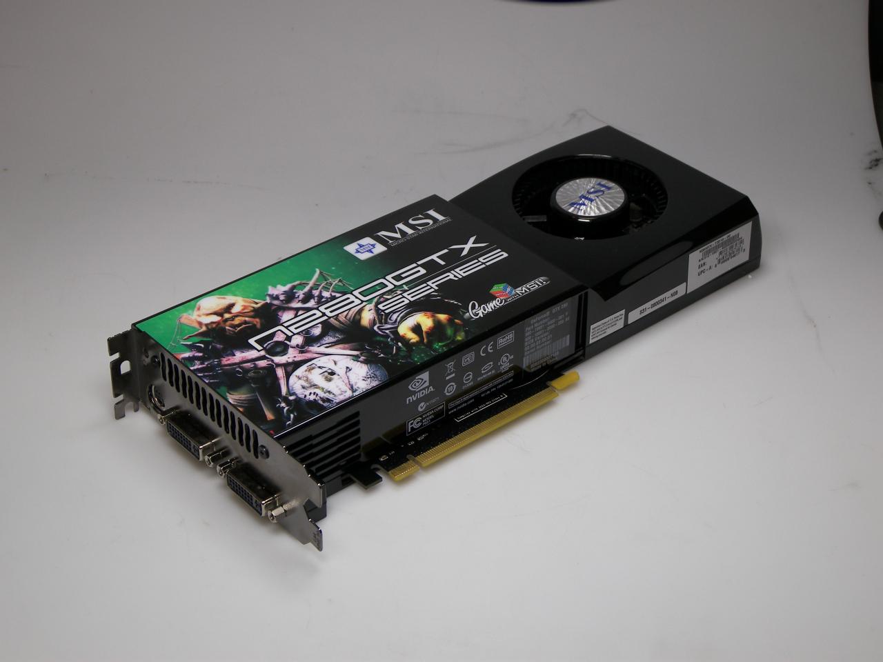 [18/06/2008] MSI N280GTX-T2D1G-OC (Bild: PCGH)