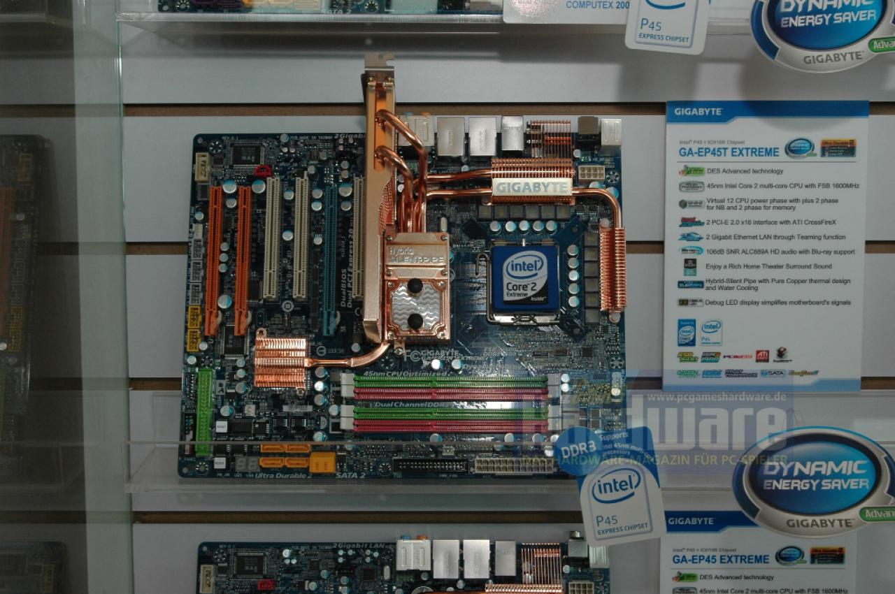 [08/06/2008] Gigabyte EP45T Extreme: Das DDR3-Mainboard ist ganz klar für Übertakter ausgelegt. Ob die 