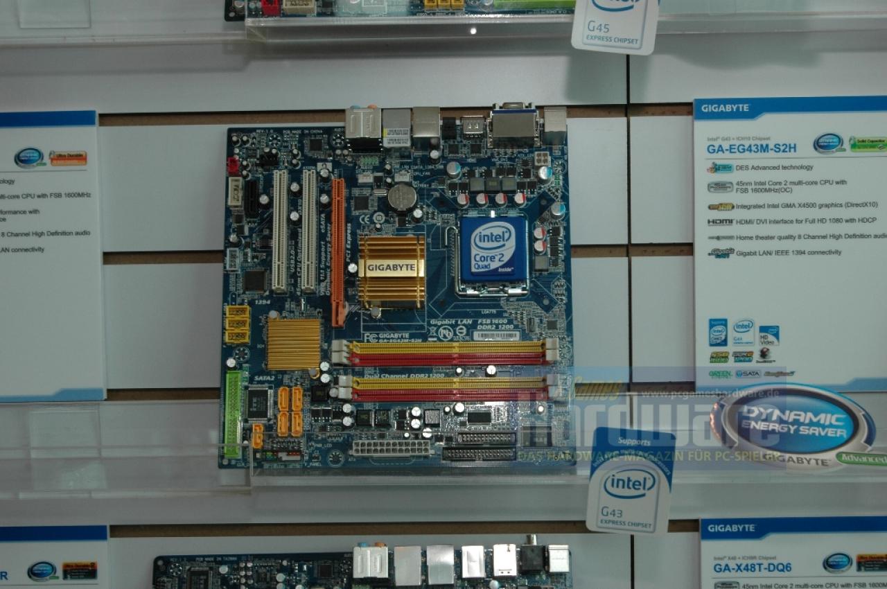 [08/06/2008] Gigabyte EG43M-S2H: Onboardgrafik (Intel GMA X4500, DX10) und HDMI 