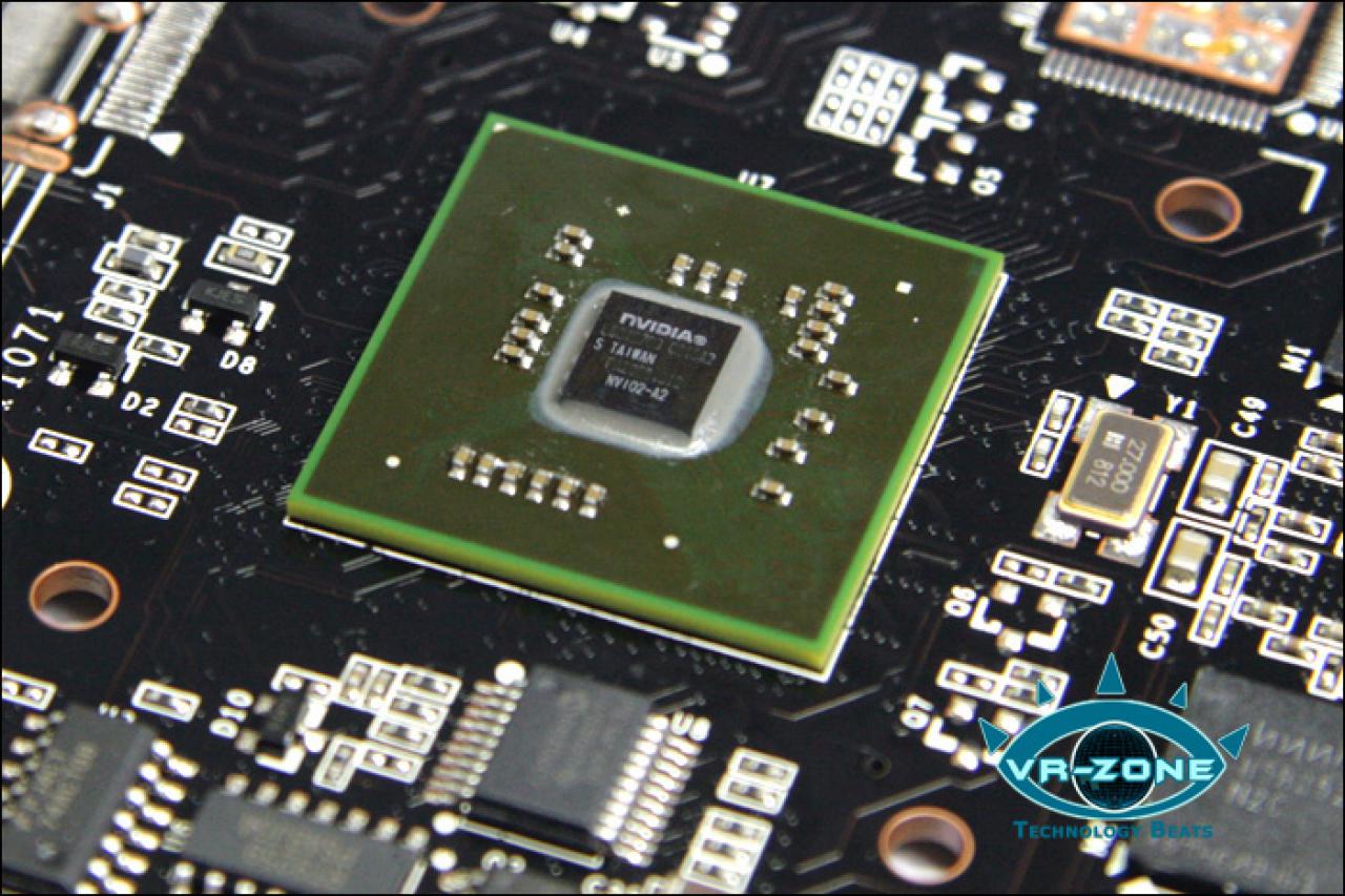 [15/06/2008] Der I/O-Chip kommt uns noch vom G80 bekannt vor (Bild: VR-Zone.com)