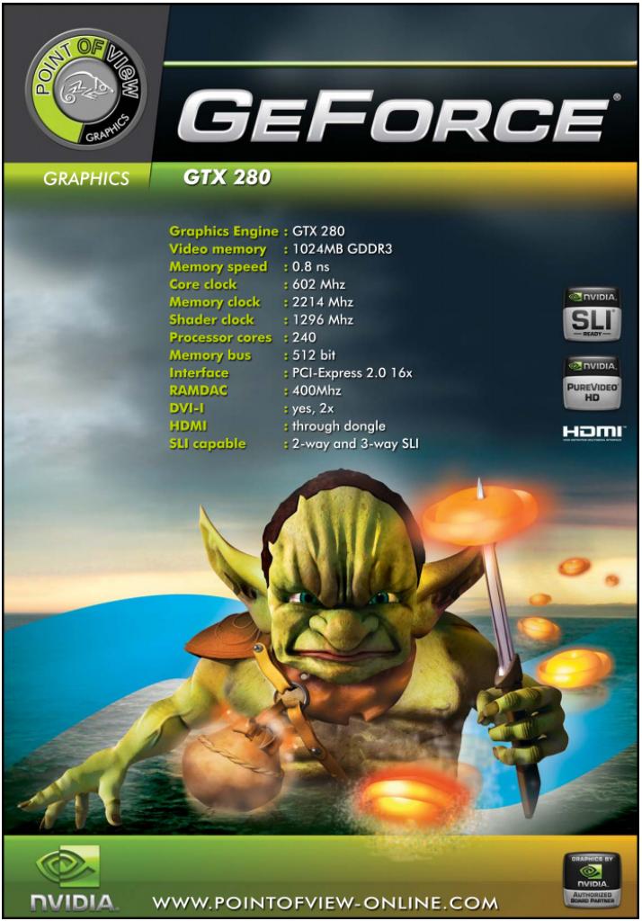 [15/06/2008] Die technischen Eckdaten der Geforce GTX 280
