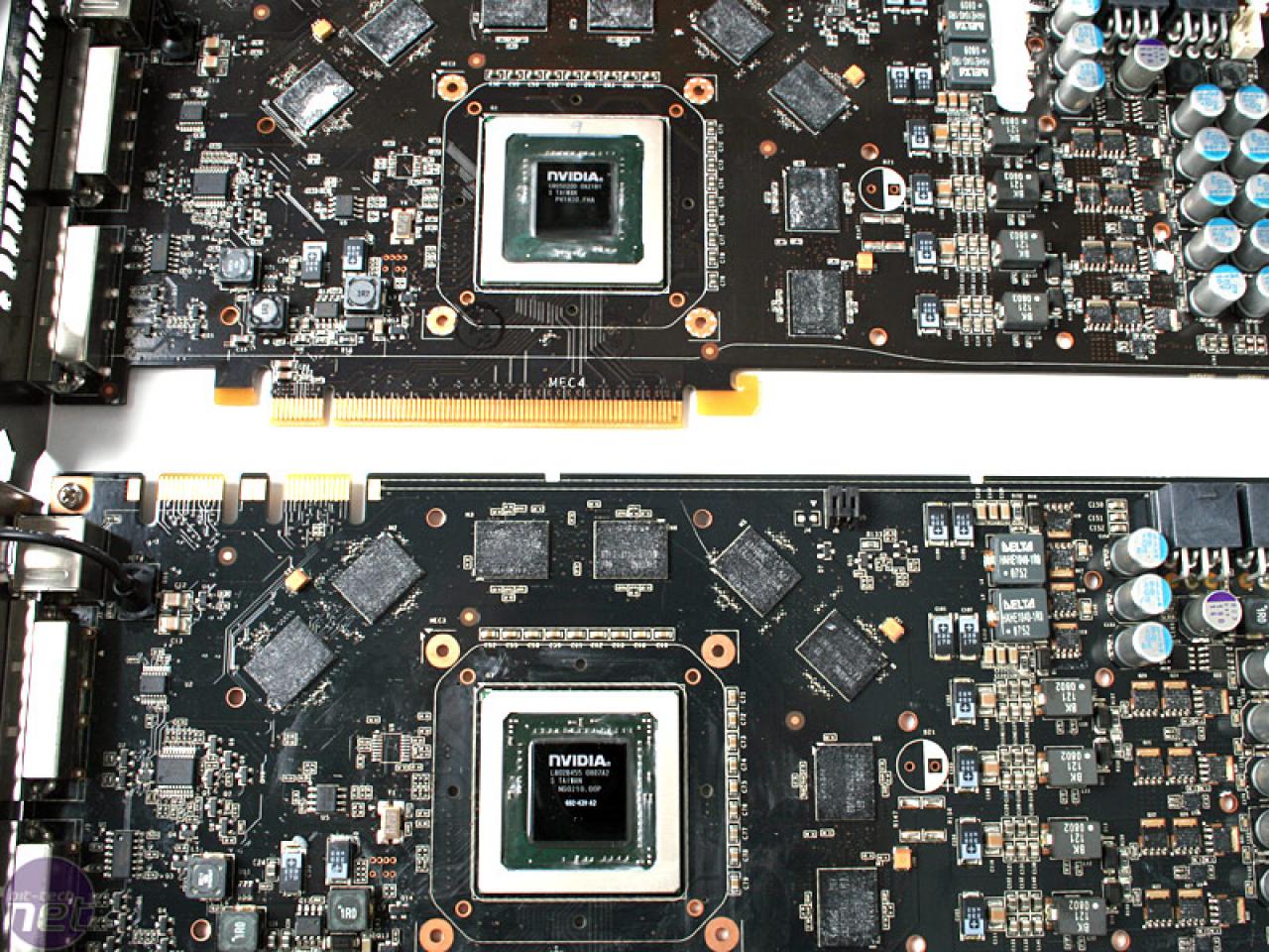 [20/06/2008] Die Unterschiede zur Geforce 9800 GTX sind kaum wahrnehmbar. Lediglich die kleiner GPU gibt einen Hinweis darauf, welche Karte die Geforce 9800 GTX+ ist (Bild: Bit-tech)