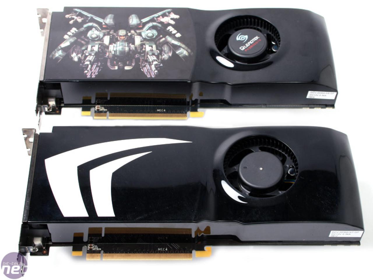 [20/06/2008] Geforce 9800 GTX+: Bis auf den Sticker sind von außen keinerlei Unterschiede zur Geforce 9800 GTX feststellbar (Bild: Bit-tech)