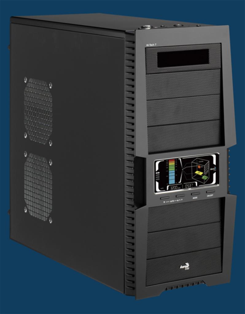 [28/06/2008] Das Aerocool Hi-tech-7 Standard verfügt über eine geschlossene Seitenwand (Bild: Aerocool)