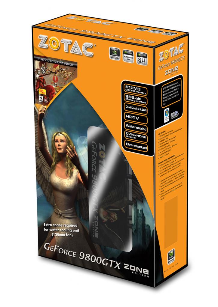 [13/06/2008] Zotac Geforce 9800 GTX Zone-Edition (Bild: Zotac)