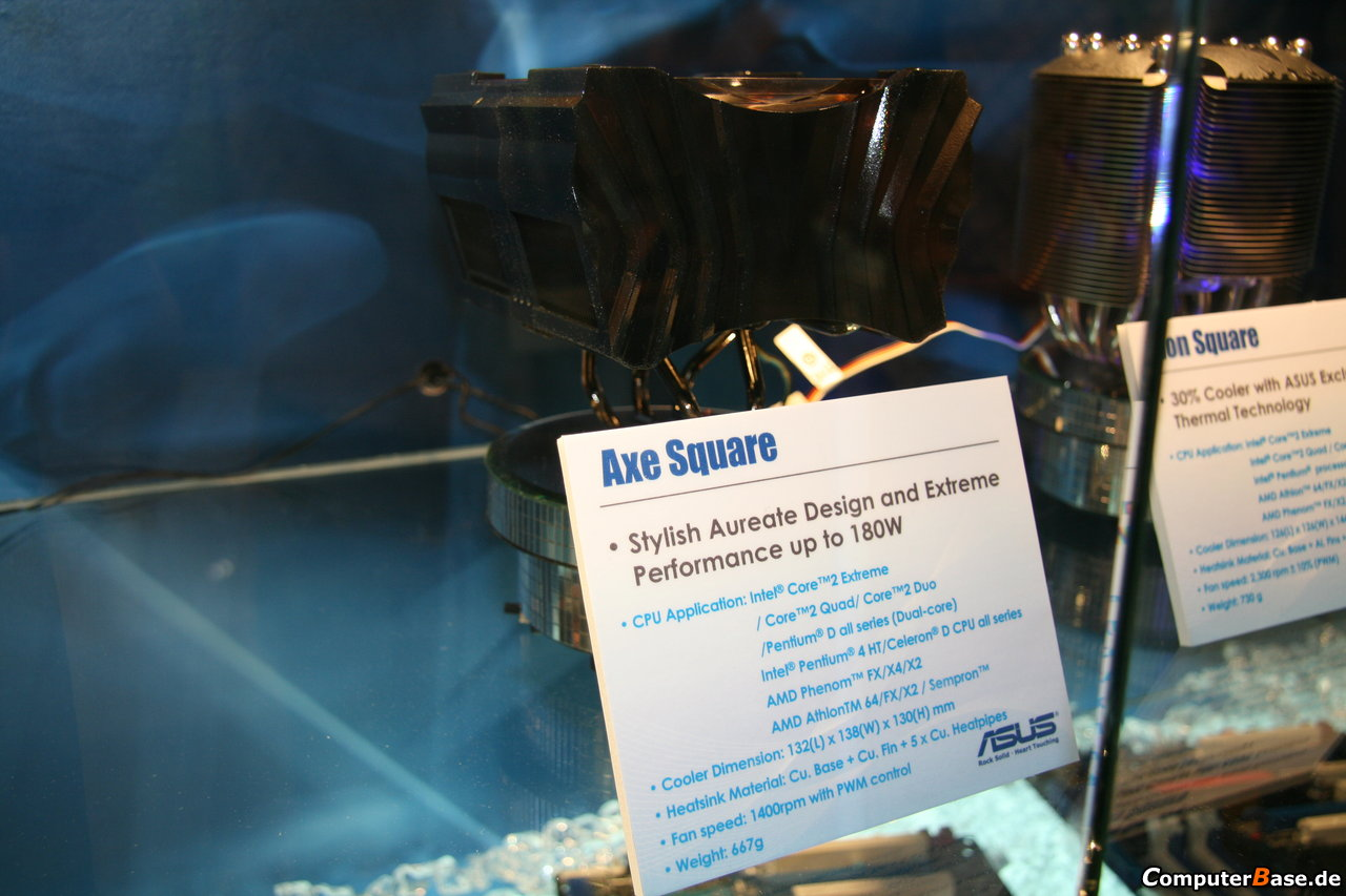 [06/06/2008] Asus Axe Square: Neuer Kühler (Bild: CB)