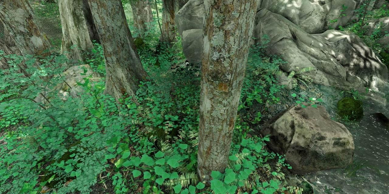[17/06/2008] Texturen für Wälder in Crysis. Quelle: Crymod-Forum