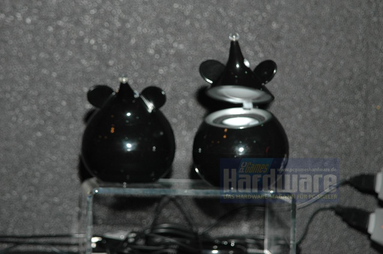 [08/06/2008] Schwarze USB-Kugel mit Mickey-Maus-Ohren und Deckel, ich tippe mal auf Lautsprecher