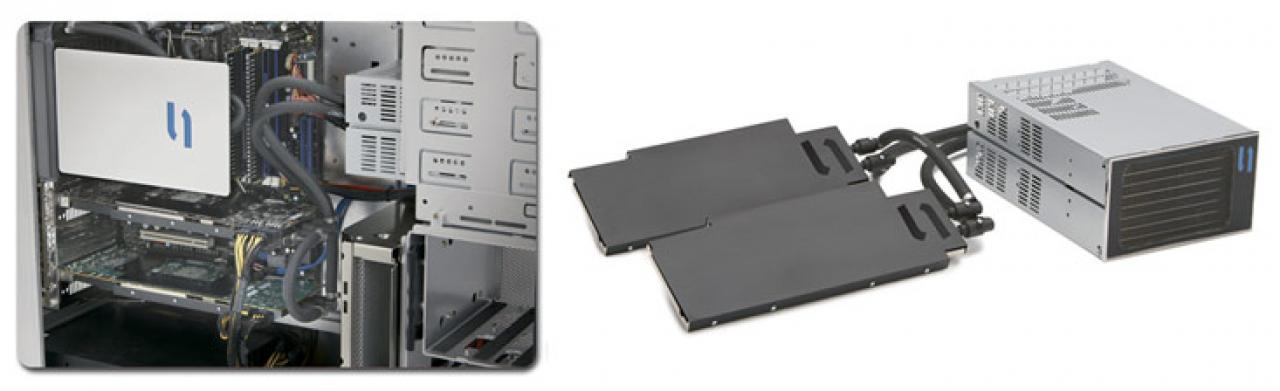 [19/06/2008] Die NV200 VGA Coldplate passt auf alle Grafikkarten der GTX-2X0-Serie. (Bild: CoolIT Systems)