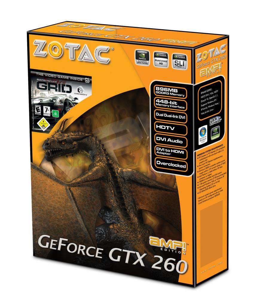 [17/06/2008] Zotac Geforce GTX 260 (Bild: Zotac)