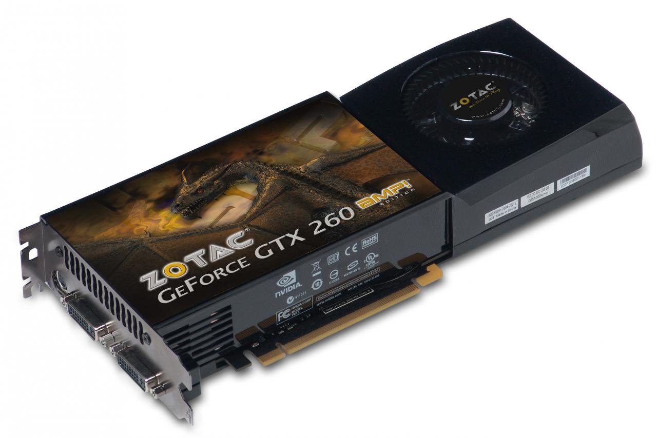 [17/06/2008] Zotac Geforce GTX 260 AMP! (Bild: Zotac)