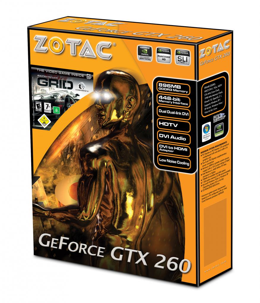 [17/06/2008] Zotac Geforce GTX 280 (Bild: Zotac)
