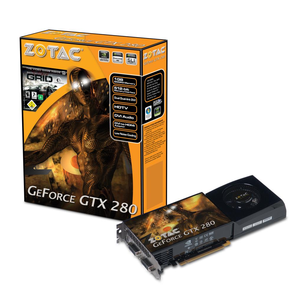 [17/06/2008] Zotac Geforce GTX 280 (Bild: Zotac)