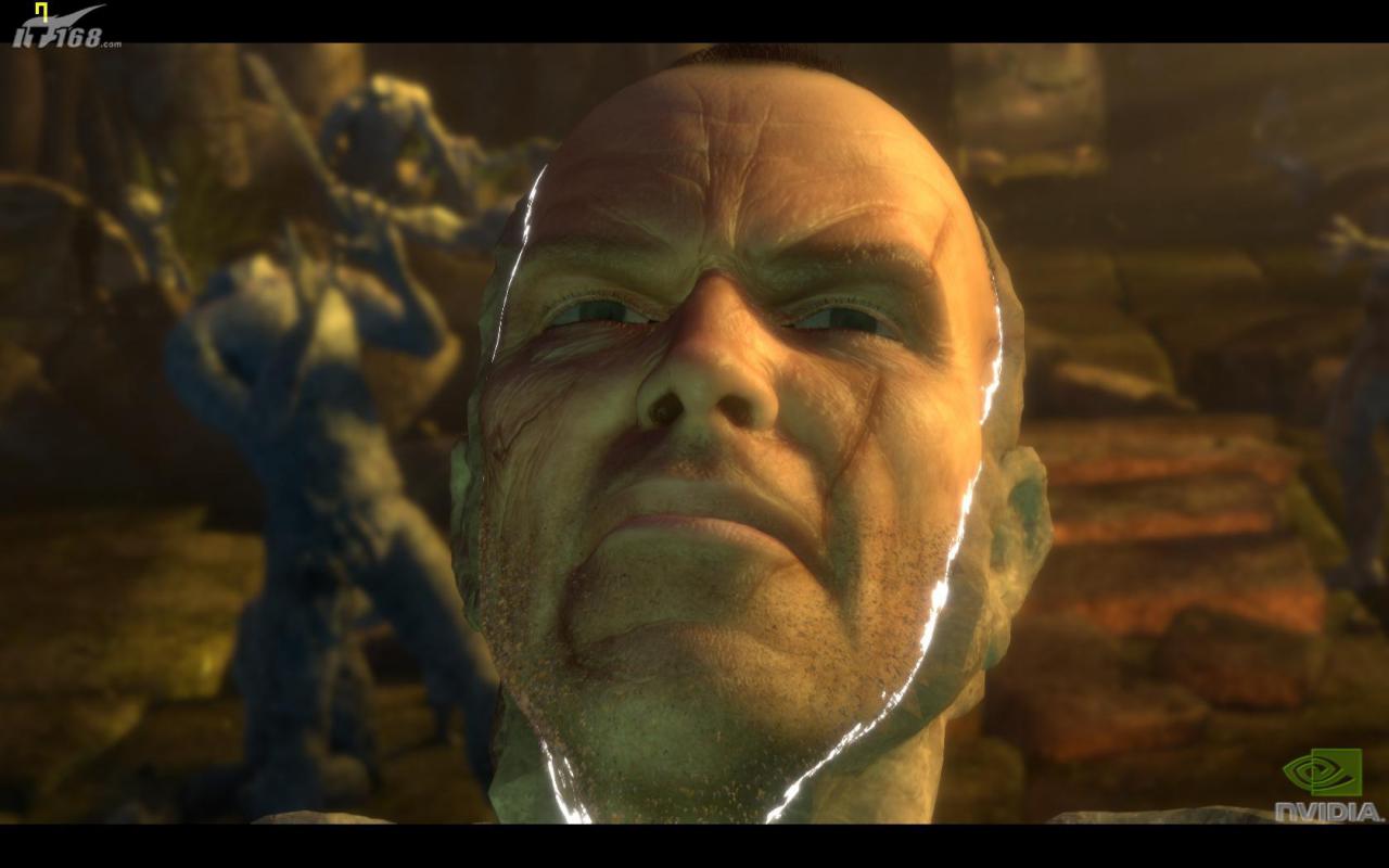 [16/06/2008] Für die GT200-Grafikkarten hat Nvidia mit Medusa auch eine neue Tech-Demo entwickelt. Bild: it168.com