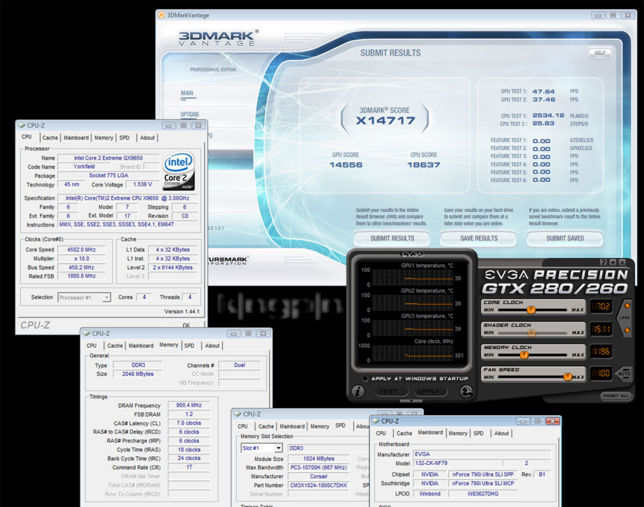 [16/06/2008] GTX 280 3-Way-SLI: Extreme--Werte mit LuKü (Bild: Kingpin)