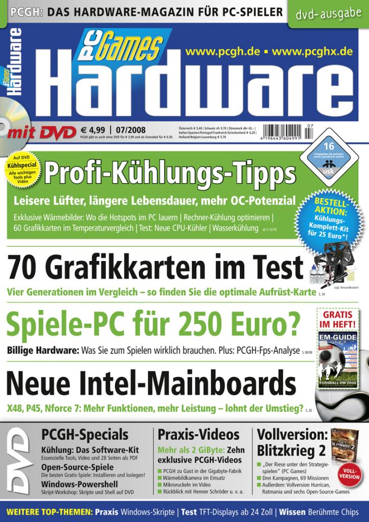 [03/06/2008] Cover der PCGH 07/2008 (DVD-Ausgabe)