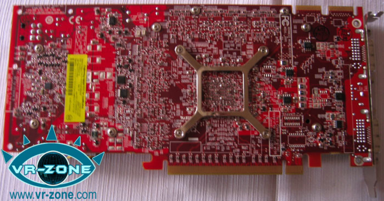 [03/06/2008] HD 4850: Rückseite (Bild: VR-Zone)