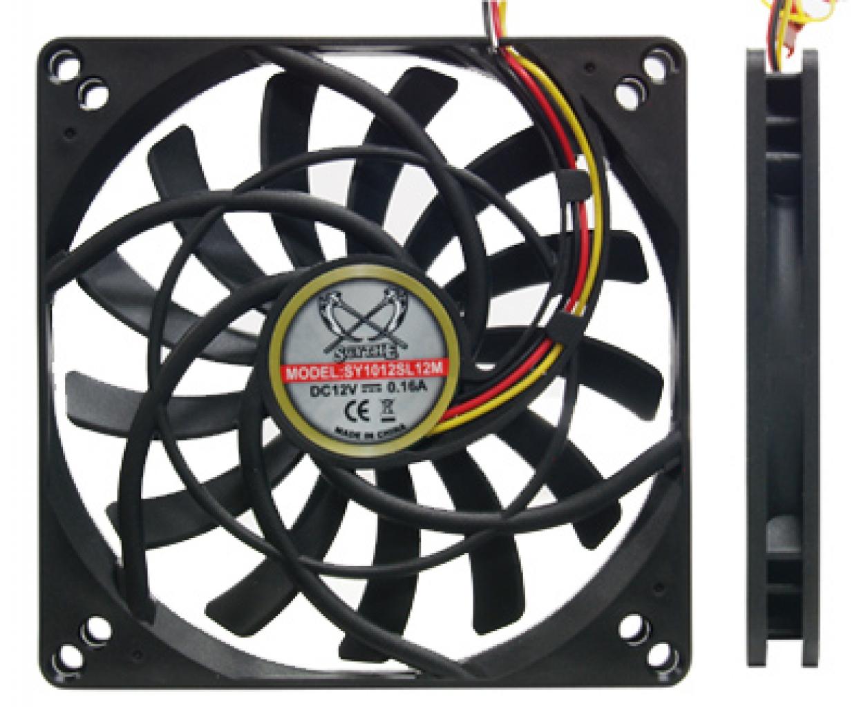 [23/06/2008] Der Scythe Kaze Jyu Slim mit 2.000 Umdrehungen pro Minute.