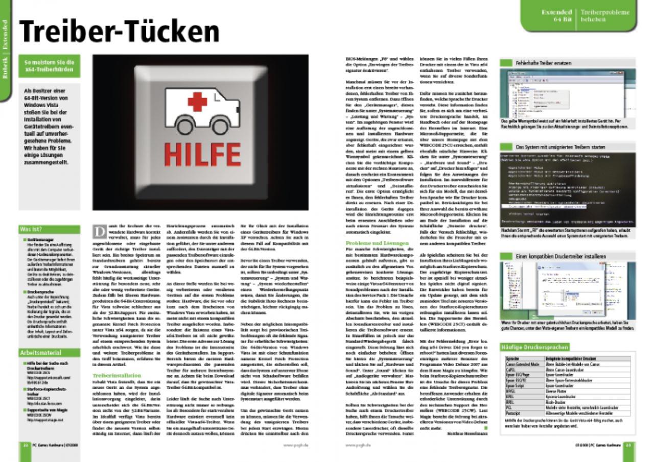 [02/06/2008] Treiber-Tücken umgehen (Bild: PCGH)