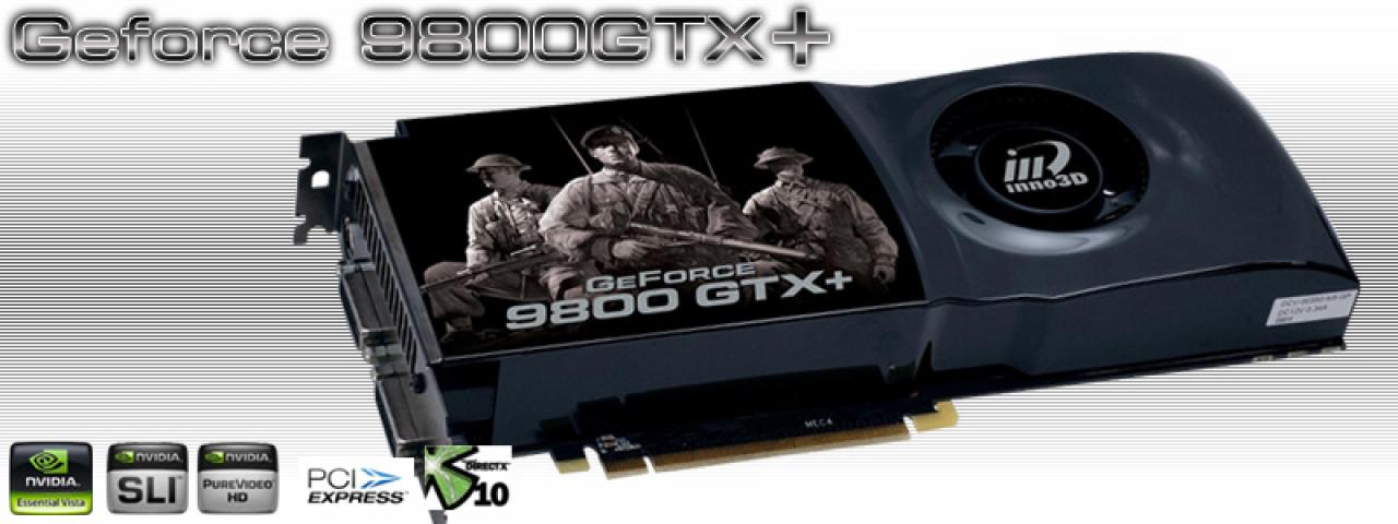 [23/06/2008] Inno3Ds Geforce 9800GTX+ entspricht voll und ganz Nvidias Referenz (Bild: Inno3D)