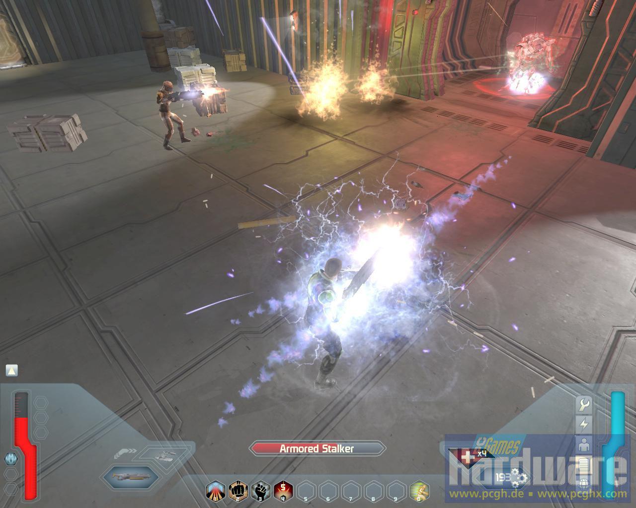 [29/07/2008] Screenshot aus der Space-Siege-Demo. (Bild: PCGH)