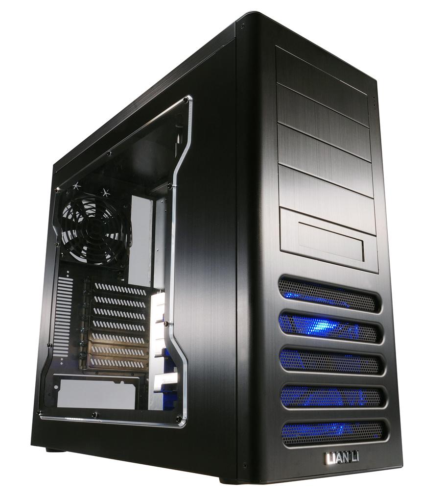 [15/07/2008] Das Lian Li PC-7FW verfügt zusätzlich zum Basismodell über ein Seitenfenster. (Bild: Lian-Li)
