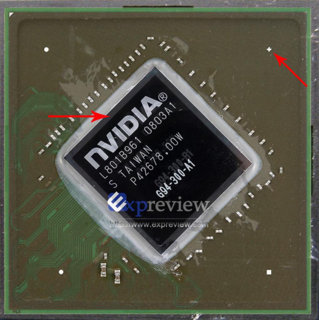 [30/07/2008] Direktvergleich der alten (65nm) und neuen (55nm) G94-GPU - die modernere Fertigung ist am Zusatz 