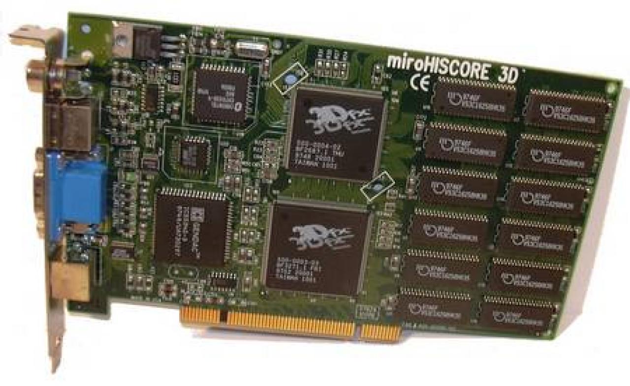 [02/07/2008] (Platz 9: 3dfx) Für den PC-Spielemarkt war er eine Revolution: der 3dfx Voodoo Graphics von 1996. Gemeinsam mit der Glide-Schnittstelle beschleunigte dieser Chip 3D-Bilder in ungeahnter Geschwindigkeit und Bildqualität, er etablierte den PC endgültig als High-End-Spieleplattform und löste einen 3D-Boom aus, der die Spielelandschaft veränderte. Später führte 3dfx andere Techniken wie die Kombination mehrerer Grafikkarten (SLI) oder die Kantenglättung (FSAA) ein.