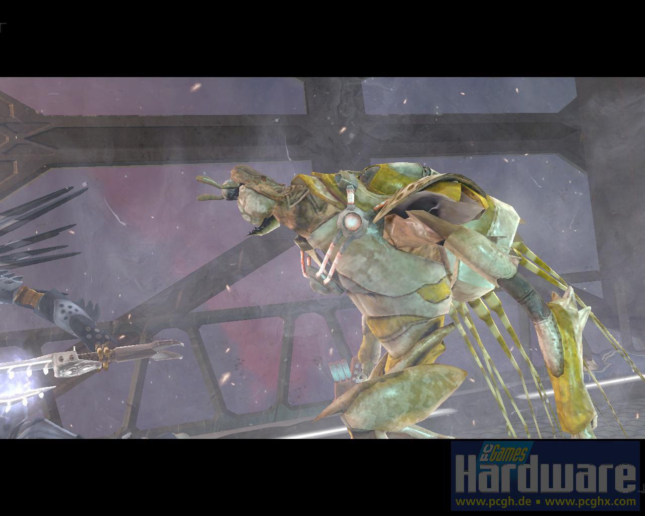 [29/07/2008] Screenshot aus der Space-Siege-Demo. (Bild: PCGH)