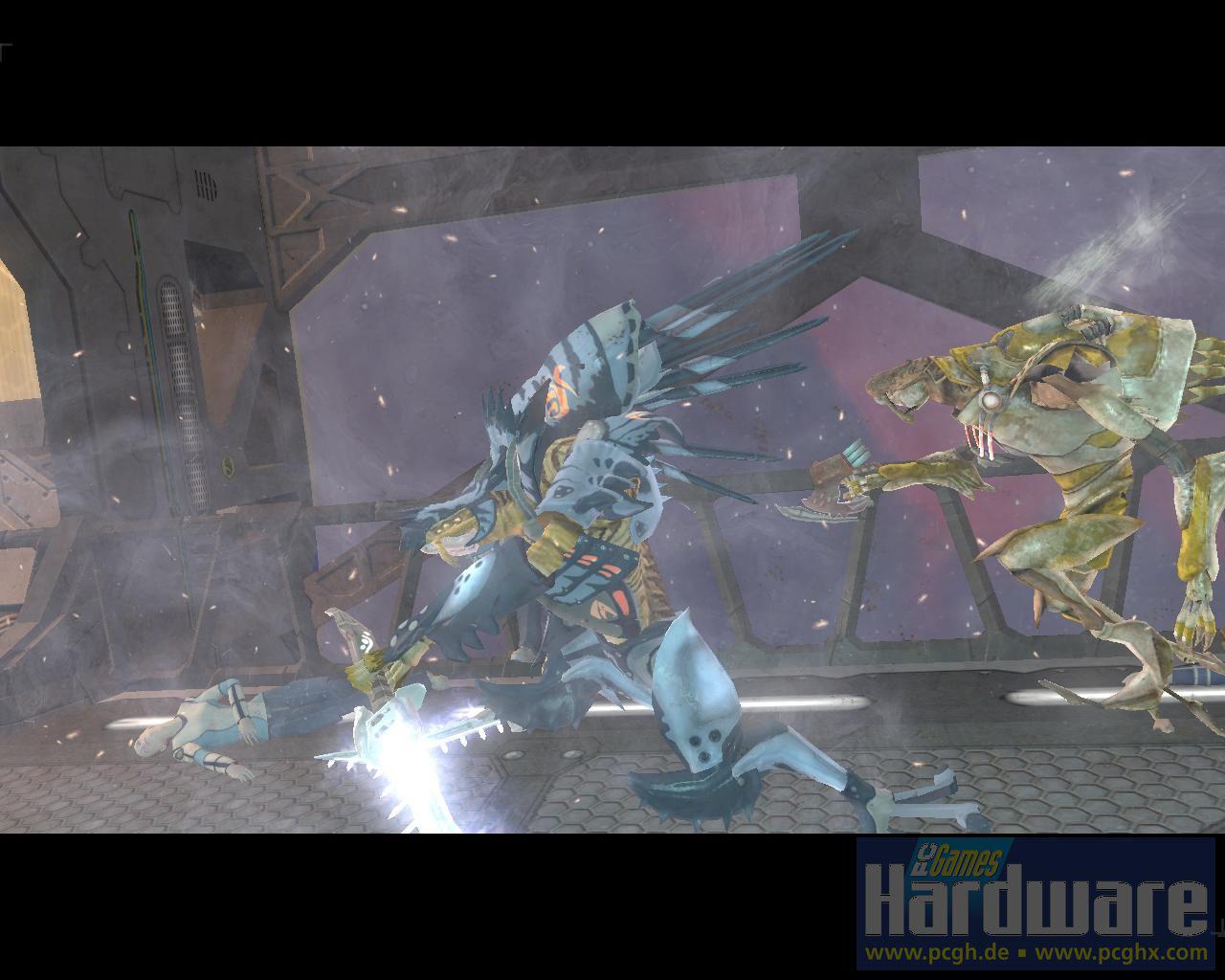 [29/07/2008] Screenshot aus der Space-Siege-Demo. (Bild: PCGH)