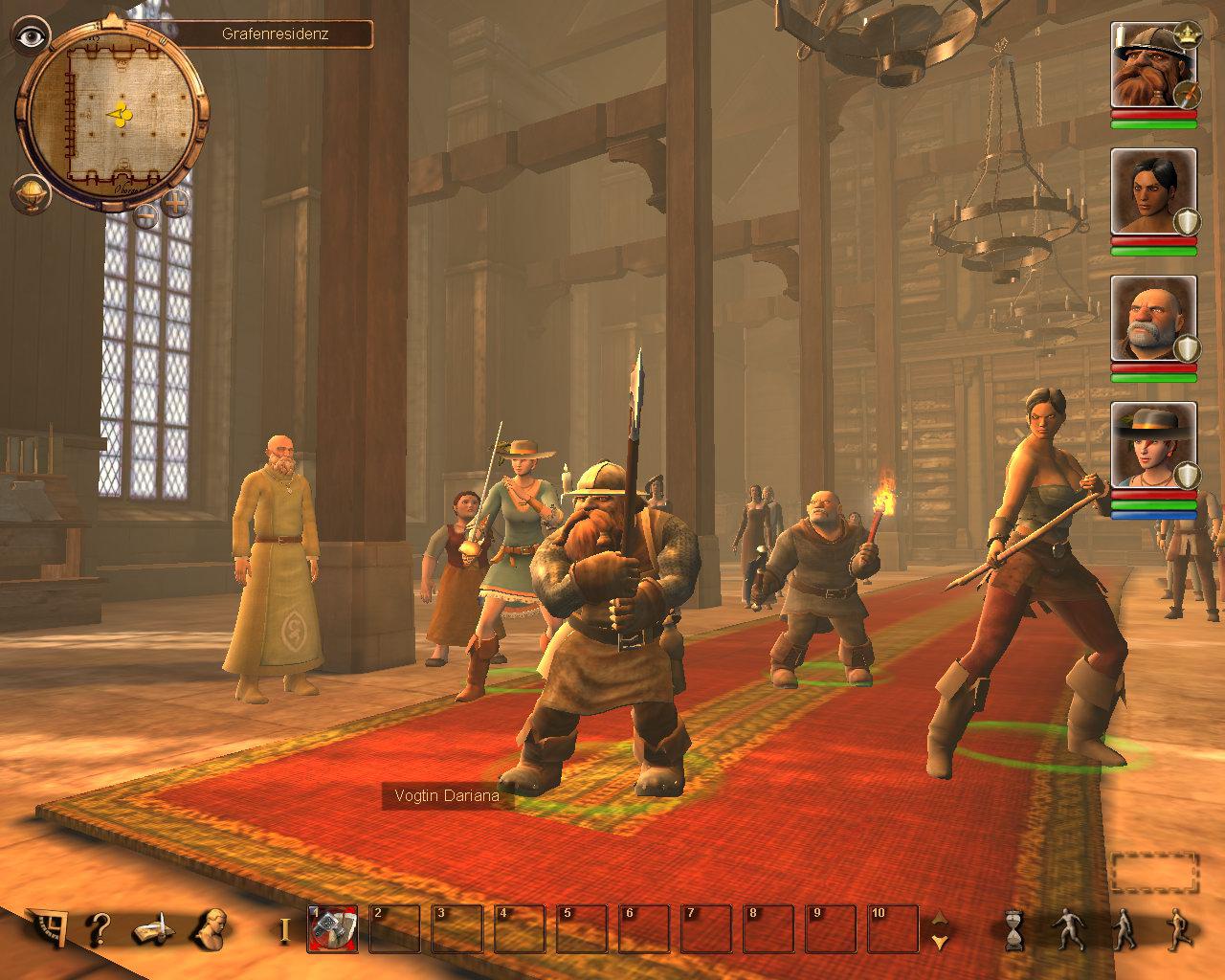 [25/07/2008] DSA Drakensang: Minimale Details (Leistungsstärke des eigenen Rechners: Niedrig, Umgebungseffekte: Aus, Schattenqualität: Keine Schatten, AF: Aus)