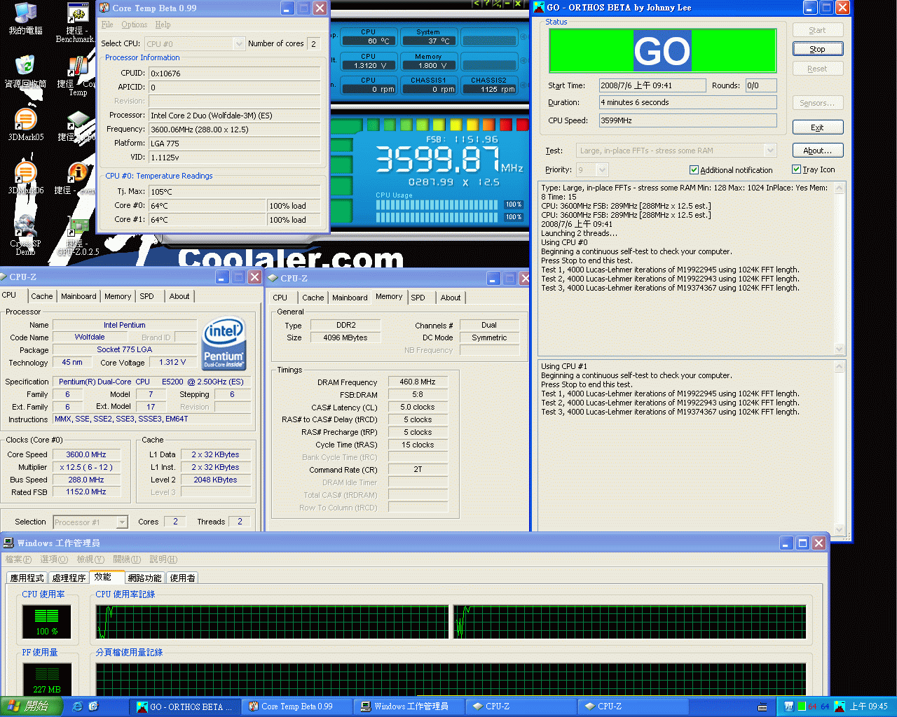 [07/07/2008] Intel Pentium Dual Core E5200 (Bild: Coolaler)
