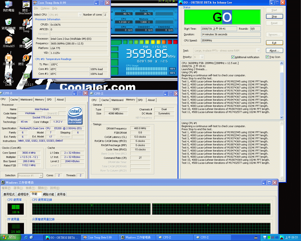 [07/07/2008] Intel Pentium Dual Core E5200 (Bild: Coolaler)