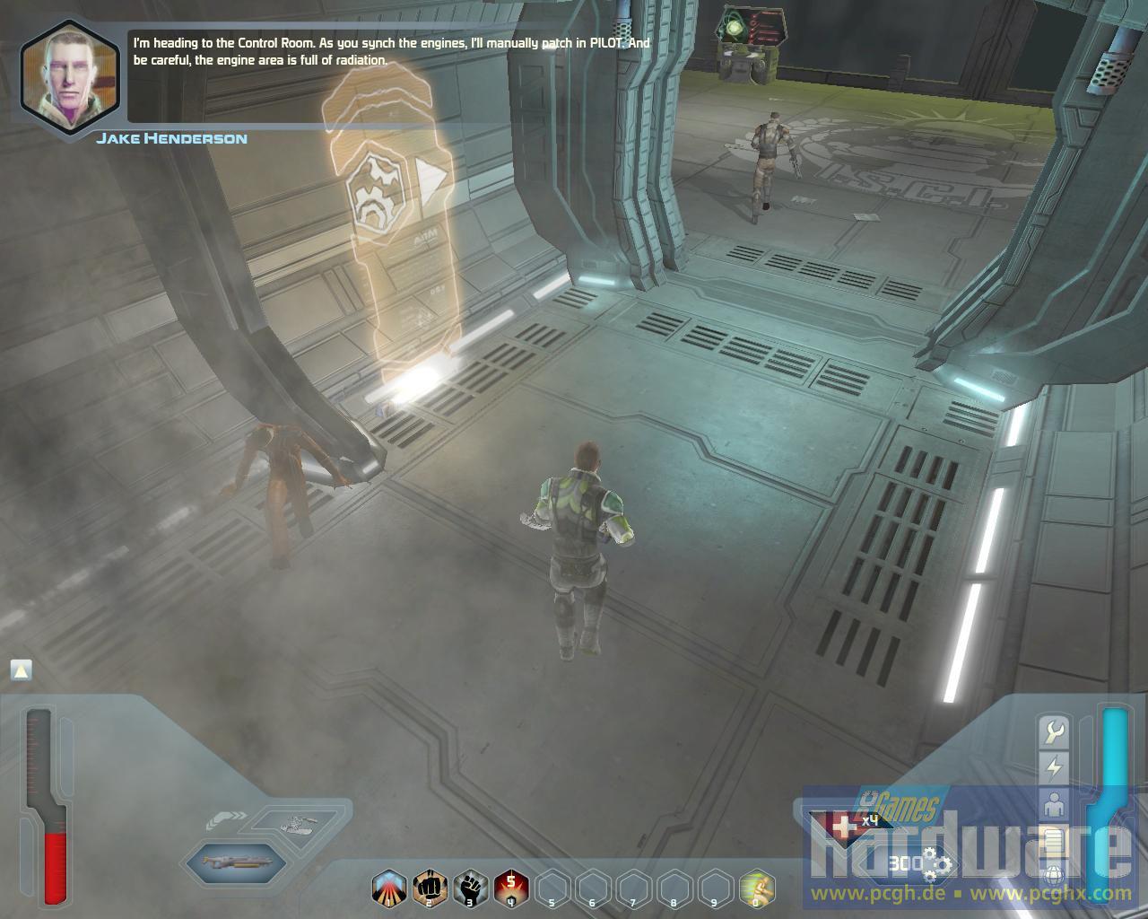 [29/07/2008] Screenshot aus der Space-Siege-Demo. (Bild: PCGH)