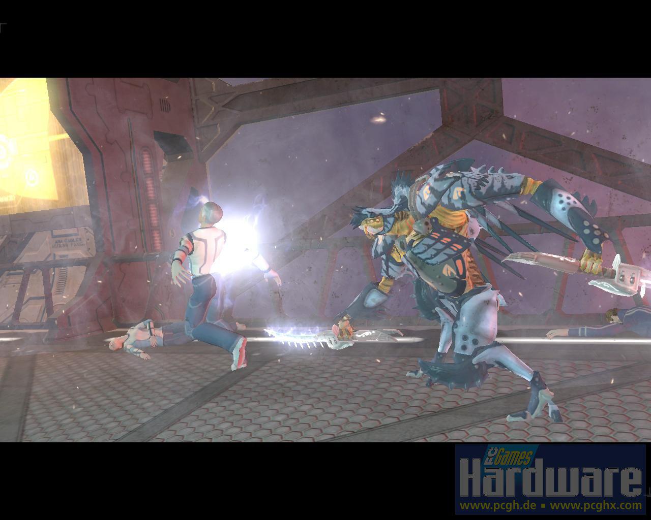 [29/07/2008] Screenshot aus der Space-Siege-Demo. (Bild: PCGH)