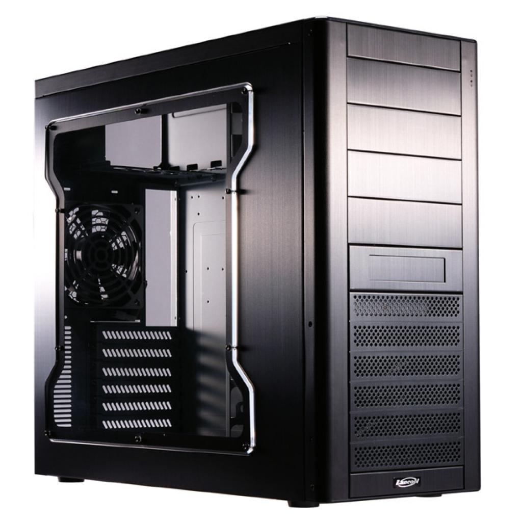 [11/07/2008] Der PC-K1-Pro-Midi-Tower von Lancool verfügt über ein Seitenfenster und blau beleuchtete Lüfter. (Bild: Lancool)