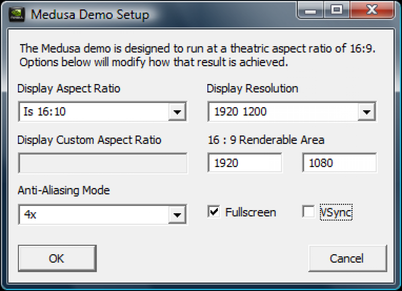 [08/07/2008] Nvidia Medusa-Techdemo: Dank Patch auch auf Ati-Karten. Hier die von uns genutzten Einstellungen