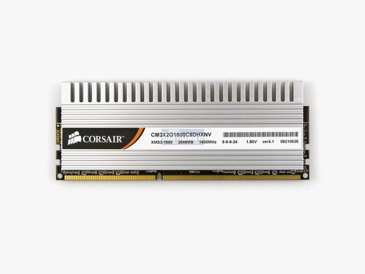 [02/07/2008] MÜ DDR3-RAM: Corsair TW3X4G1600C9DHXNV