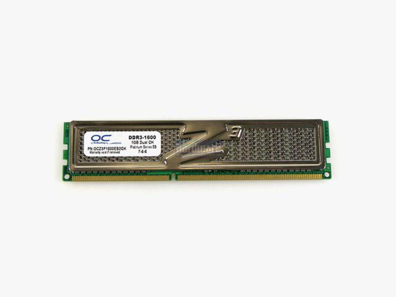 [02/07/2008] MÜ DDR3-RAM: OCZ OCZ3P1600EB2GK
