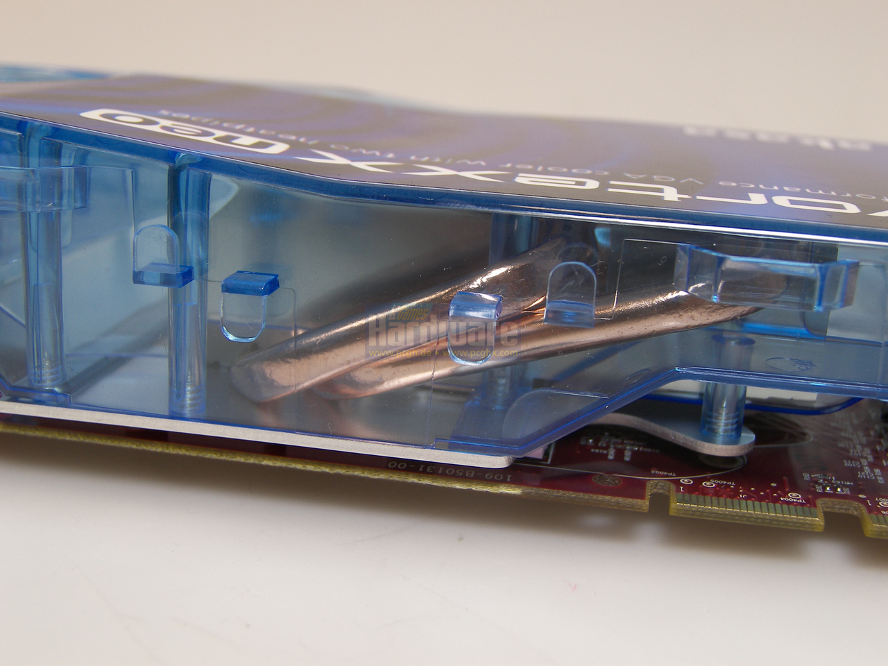 [15/07/2008] HD 4850 Vortexx Neo Edition: Die beiden Kupfer-Heatpipes