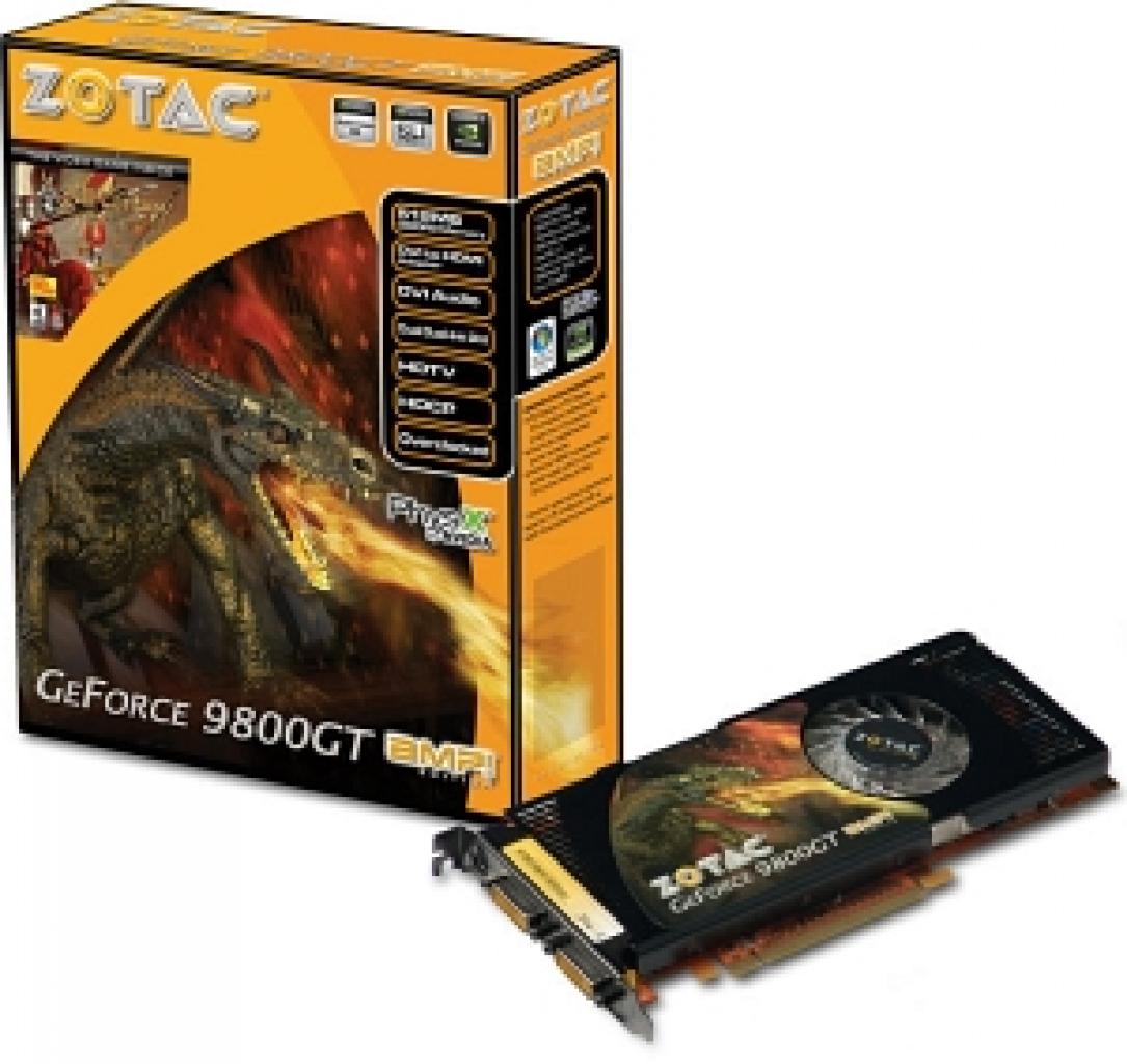 [31/07/2008] Die Geforce 9800 GT von Zotac.