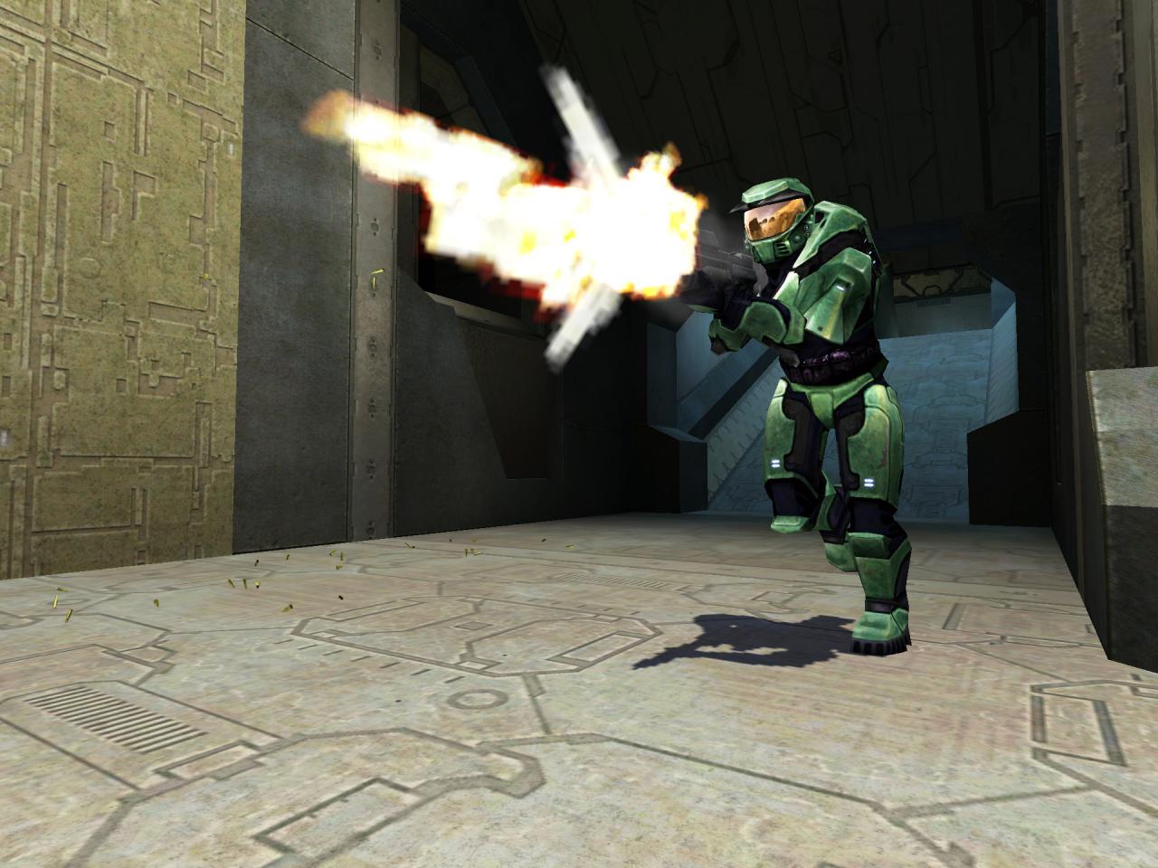 [22/07/2008] Das Visier vom Masterchief reflektiert im ersten Halo-Teil.