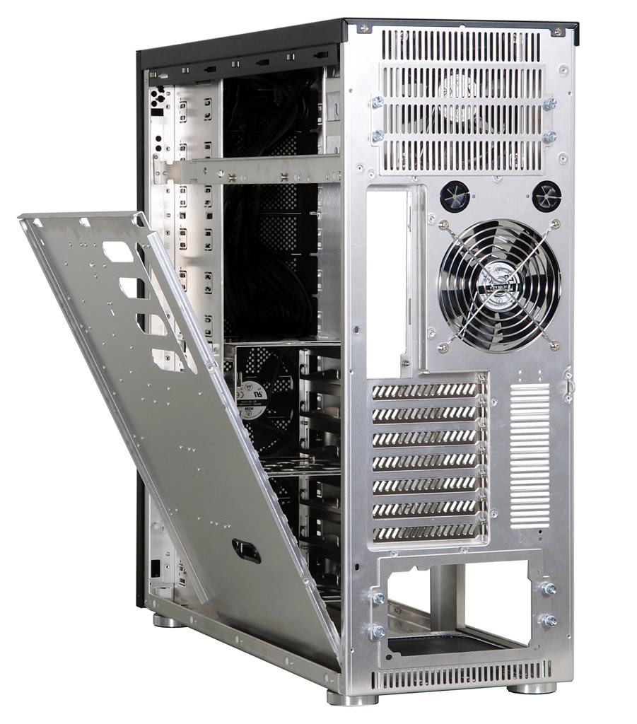 [02/07/2008] Der Mainboardschlitten ist demontierbar. (Bild: Lian-Li)
